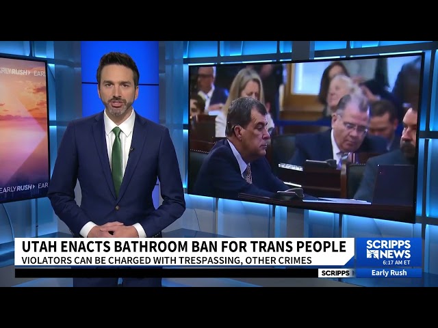 Utah passes law regulating bathroom access for transgender people