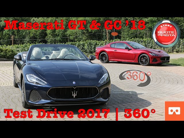 360 Video | Maserati GranTurismo & Maserati GranCabrio MY18