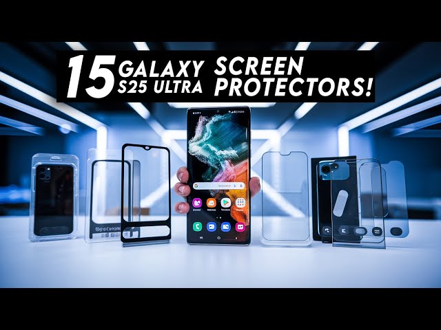 Top 15 Best Galaxy S25 Ultra Screen Protectors!  