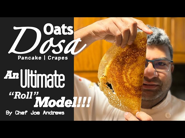 Oats Dosa | weight loss Recipe | Healthy, Crispy Breakfast Recipe | Gluten free Pancakes Crapes