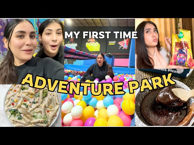 Adventure Park Aa Gye | Pushpa 2 Ki Chips Try Ki | Dominos Pizza Eating | Deepshikha Vlogs