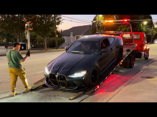 2025 BMW M4 CRASH UPDATE + DRIVING HARD TO THE EXOTICS RALLY!