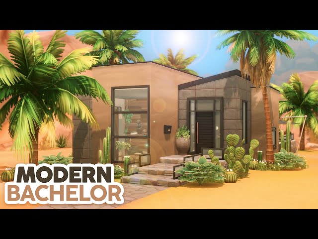 Modern Bachelor Pad // The Sims 4 Speed Build