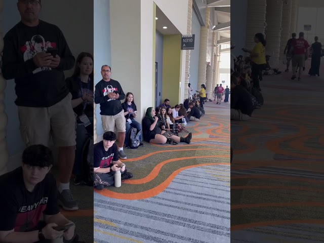 Waiting For Stranger Things “Vecna” Panel at MEGACON Orlando 2025 #strangerthings #megacon #vecna