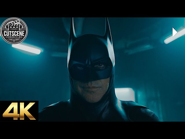 [4K UHD IMAX] "I’m Batman!" CUTSCENE | The Flash (2023)