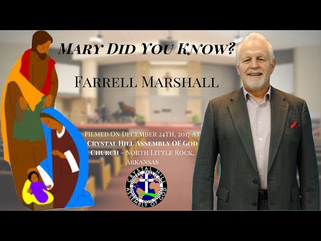 FARRELL MARSHALL - MARY DID YOU KNOW