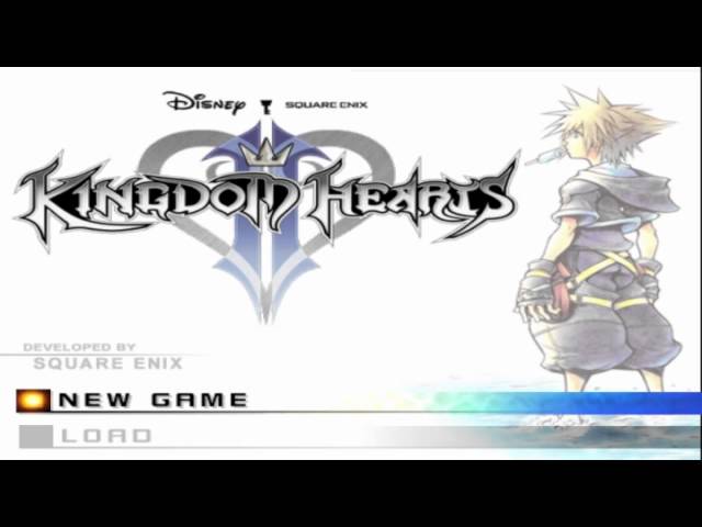 Kingdom Hearts II- Title Screen