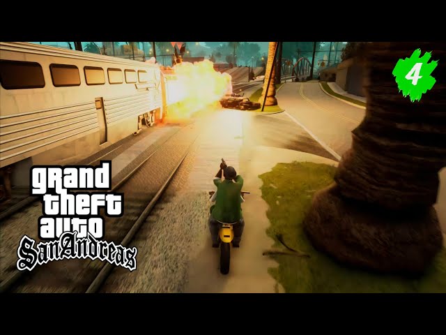 FOLLOW THAT TRAIN CJ! Pt.4 GTA SAN ANDREAS FULL GAME