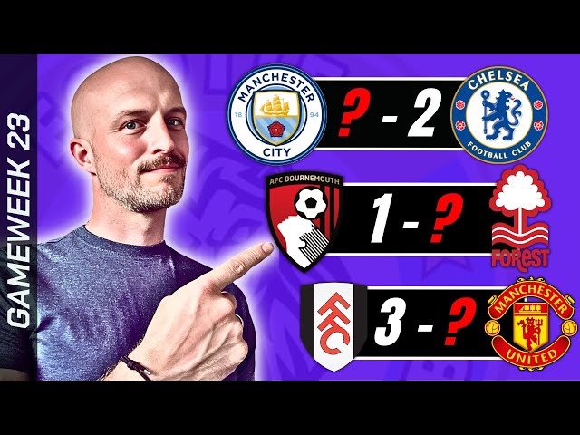 Premier League Predictions Week 23