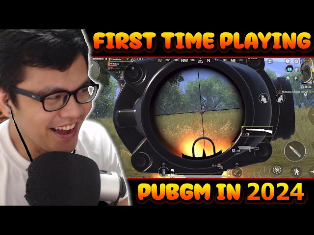 FIRST TIME PLAYING PUBGM IN 2024