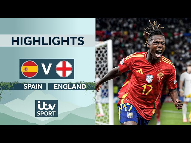 HIGHLIGHTS - Spain vs England | EURO 2024 Final | ITV Sport