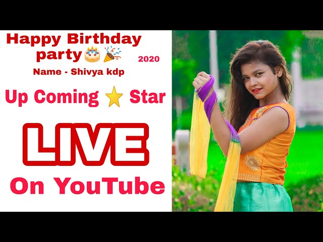 Happy Birthday Shivya Kdp #UpComingstar| Rohit kdp video | Live shivya kdp Instagram id