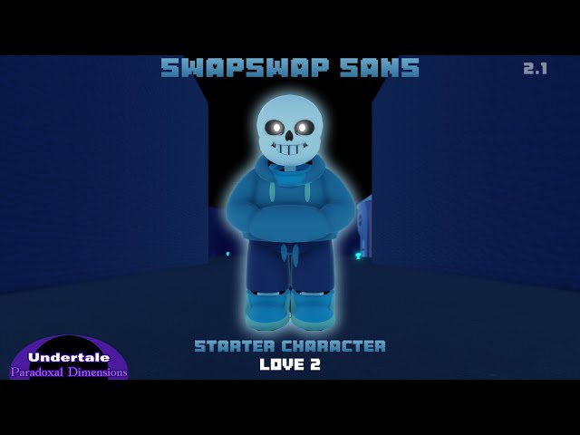 UTPD: LV 2 - Swapswap Sans (2.1) #roblox #undertale #showcase