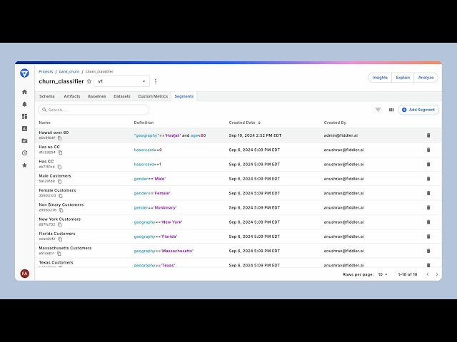 Product Tour: Compare and Analyze Cohorts Using Segment Monitoring