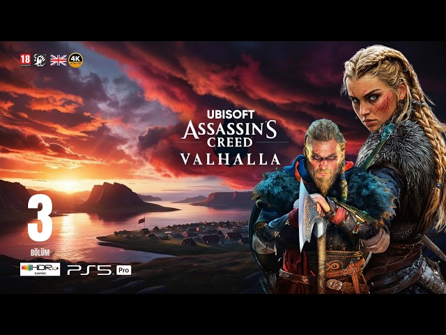 🟡 İngiltere Toprakları I Assassin's Creed Valhalla I 4K HDR I PS5 PRO Oynanış I Bölüm 3