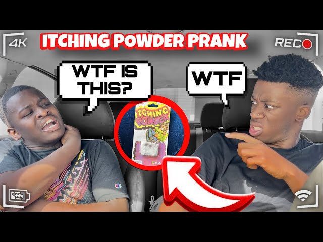 ITCHING POWDER PRANK ON BOYFRIEND!!! (HILARIOUS)