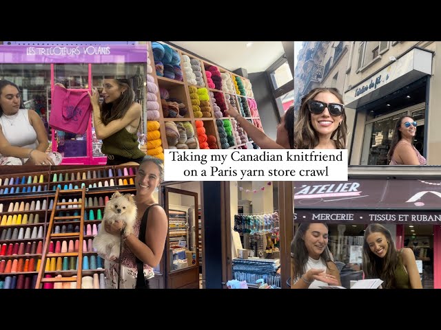 Best places to buy yarn in Paris and what you can find there + a haul #vlogtricot #knittingvlog