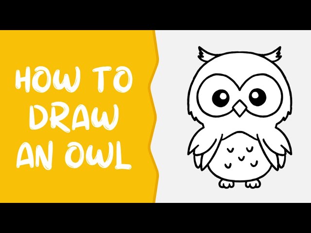 Children's Drawing Lesson: How to Draw an Owl