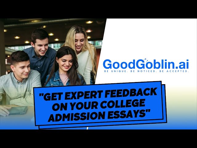 Expert Essay Feedback for College Admissions