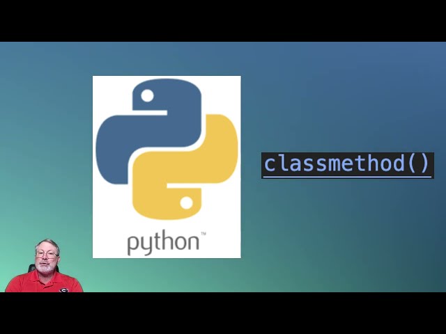 Python built-in function: classmethod()