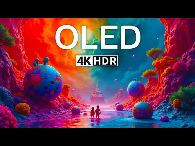 The Craziest Colors OLED Test In 4K HDR Video Ultra HD Dolby Vision 60fps