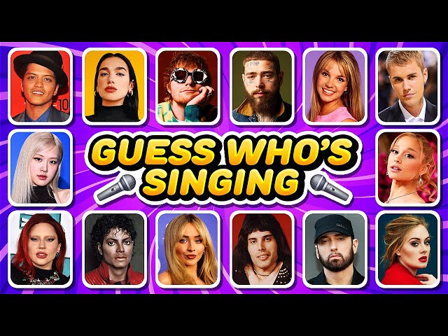 Guess Who's Singing 🎤🎵 MOST POPULAR SONGS EDITION (2025) | Music Quiz