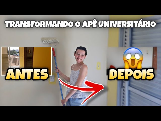 TRANSFORMANDO O APÊ UNIVERSITÁRIO l Tour pelo apê universitário *Quase pronto*