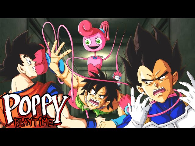 MAMA LONG LEGS WON'T LET US GO!!! | Three Saiyans Play Poppy Playtime: Chapter 2