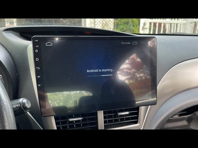 09 Impreza (project Scooby) gets a tablet radio