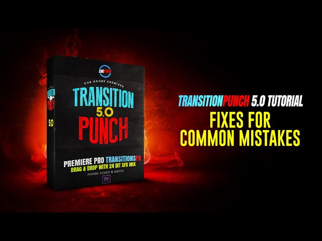 Common Mistakes with Transitions in Adobe Premiere Pro - TRANSITIONPUNCH 5.0 Quick Tips