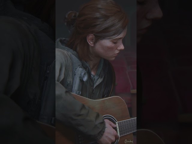 The Saddest Moment Of Ellie Sings Future Days - Pearl Jam - The Last Of Us Part 2 PS5 #shorts