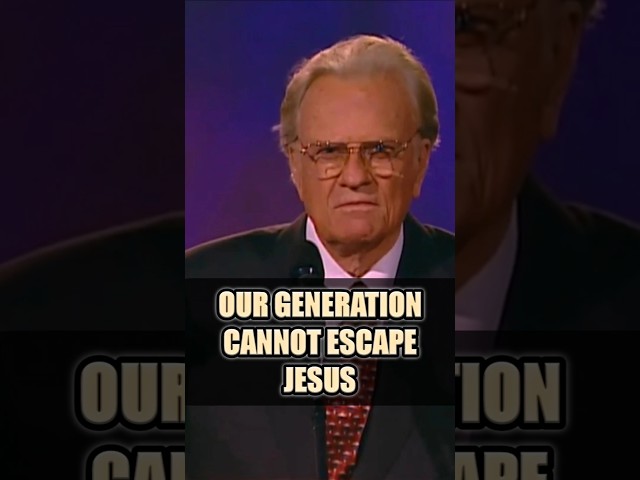 OUR GENERATION CANNOT ESCAPE JESUS - Billy Graham #billygraham #jesuschrist #bible #salvation #faith