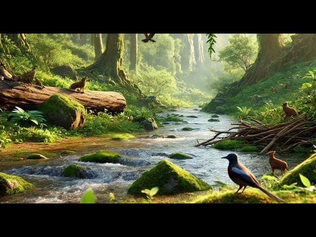 Forest 4K. Nature Relaxation Film. PeacefulRelaxing Music4k Video UltraHD #forestvibes