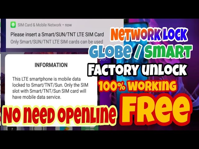 How to unlock Network lock or factory unlock Smartphone