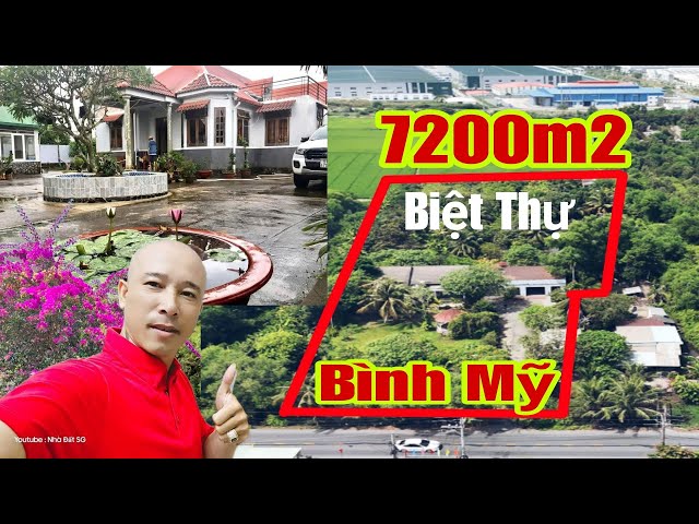 🛑Bán Biệt Thự | NHÀ VƯỜN BÌNH MỸ 7200m2 MẶT TIỀN VÕ VĂN BÍCH GẦN VÀNH ĐAI 3 KHU CÔNG NGHIỆP