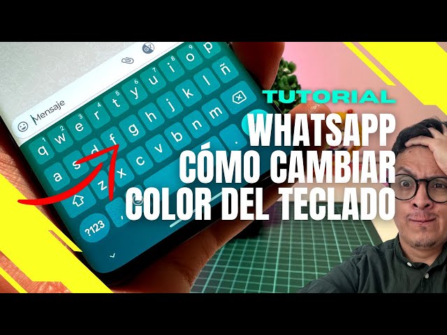 Cómo CAMBIAR el COLOR de tu TECLADO en WHATSAPP (2023) 🌈