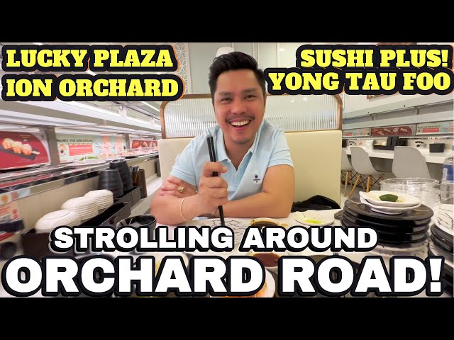 Strolling around ORCHARD ROAD, SINGAPORE! Lucky Plaza, Ion Orchard, Sushi Plus and more!