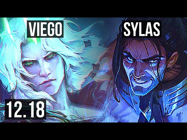 VIEGO vs SYLAS (MID) | 1700+ games, Legendary, 1.2M mastery, 12/3/4 | KR Master | 12.18