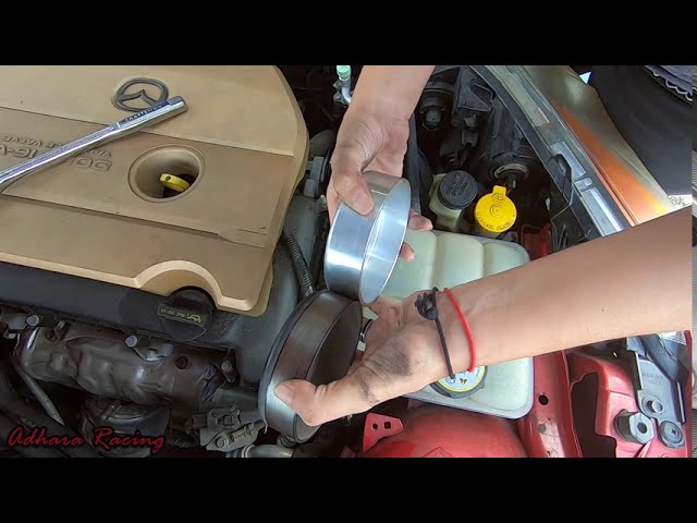 Adhara Racing | Mazda 3 2011 sedan - Water Pulley Install