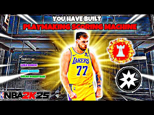 How To Make An EXTREMELY UNSTOPPABLE PLAYMAKING SCORING MACHINE Luka Doncic Build On 2k25!!