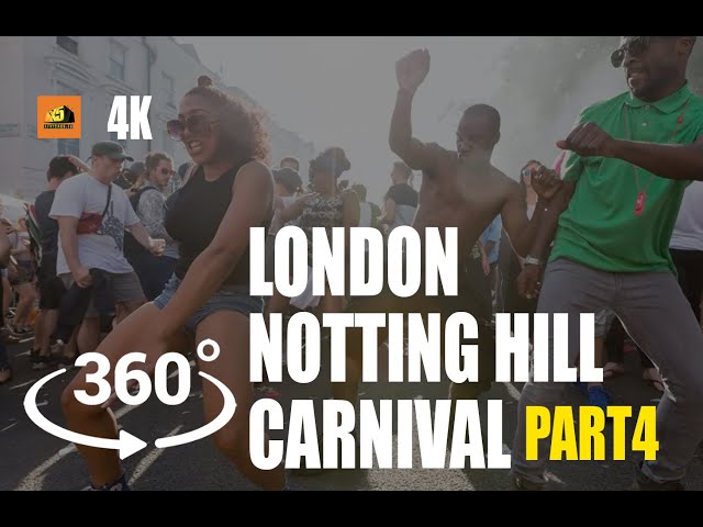 VR 360 Video 4K of London Notting Hill Carnival 2022 (PART4)