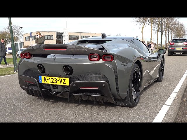 Ferrari SF90 Stradale - Sounds & Driving On The Road!