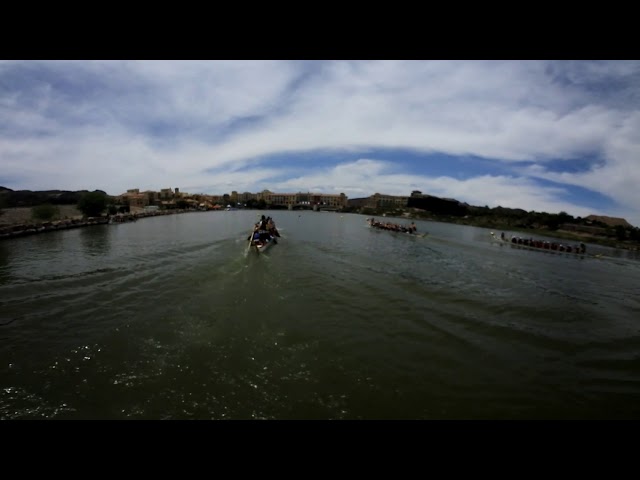 Las Vegas International Dragon Boat Festival 2018   Div 3 500m Mixed Final - 360 chaseboat view