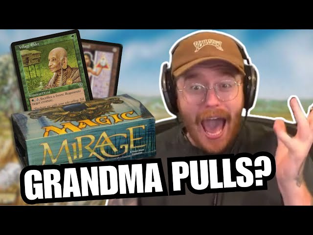 GRANDMA BLESSED THIS BOX | MTG Mirage Box Opening