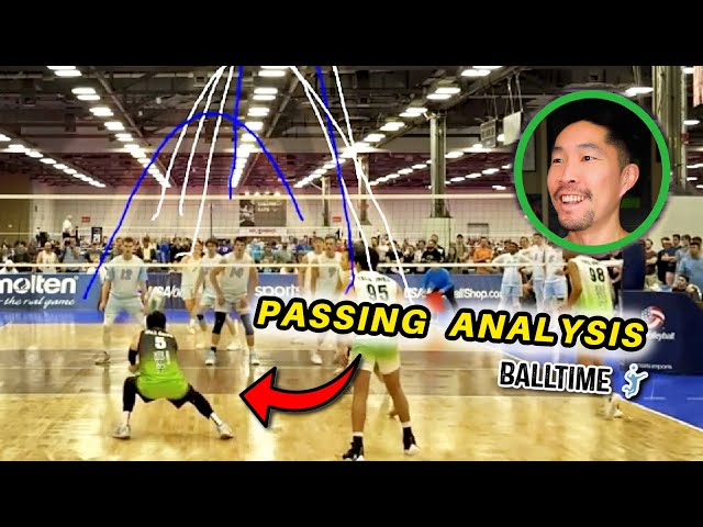 Analyzing Passing Trajectories with Balltime AI Volleyball App