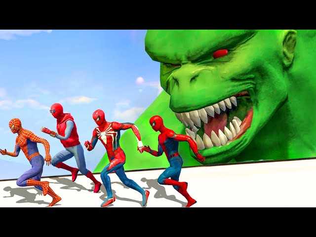 Spiderman & Spider-Man Homecoming & Spider Man PS4 vs Hulk 2099