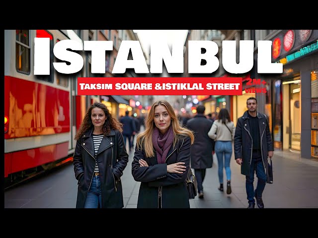 ISTANBUL TURKEY ISTIKLAL STREET WALKING TOUR IN 4k! ISTANBUL TRAVEL GUIDE  2019