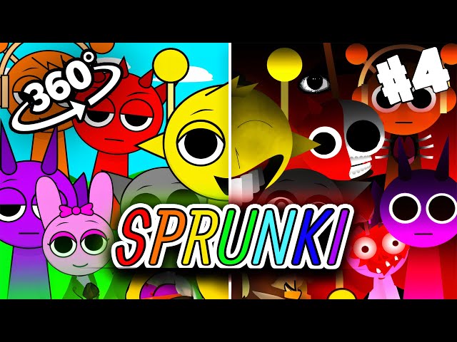 Incredibox Sprunki 360° Movie Compilation 4 ! VR (Incredibox Sprunki Fan Animations 4)