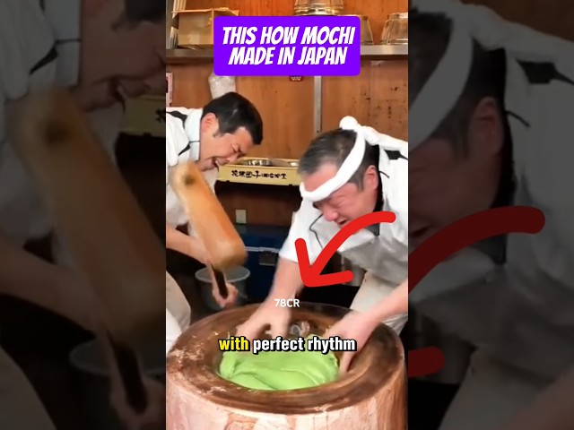 The Art of Traditional Mochi Making In Japan #mochi #shortvideo #japan #shortsfeed #shorts #shorts