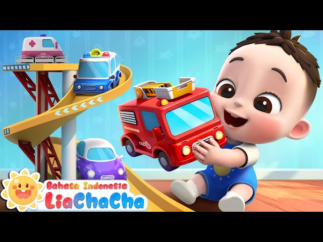 Bayi Punya Tempat Parkir | Lagu Lucu | Lagu Mobil Mainan🚗 | Lagu Anak | LiaChaCha Bahasa Indonesia